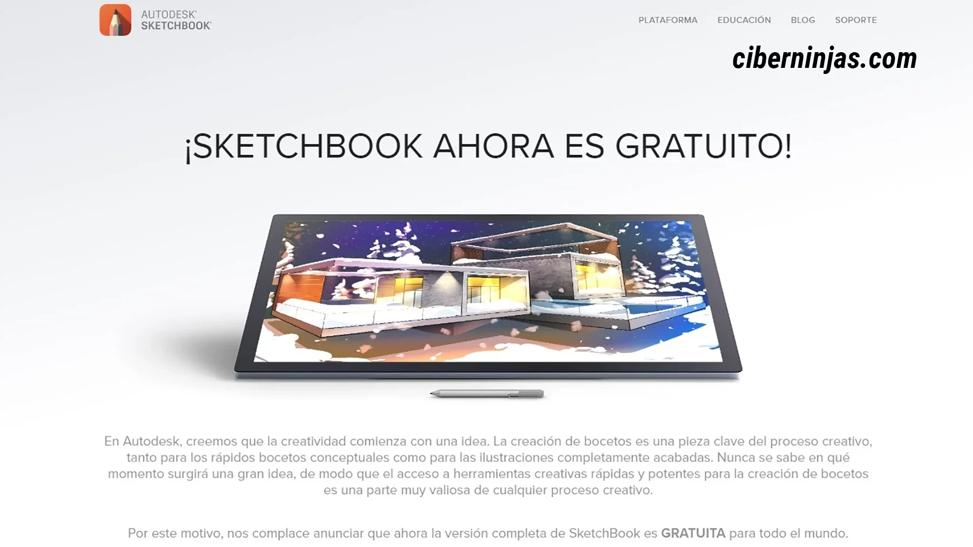 Autodesk Sketchbook, uno de los mejores programas de diseño para Windows o Android