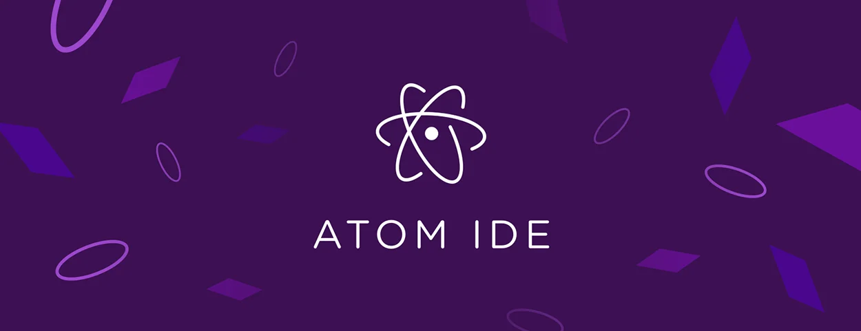 Logotipo del entorno de desarrollo o IDE denominado Atom