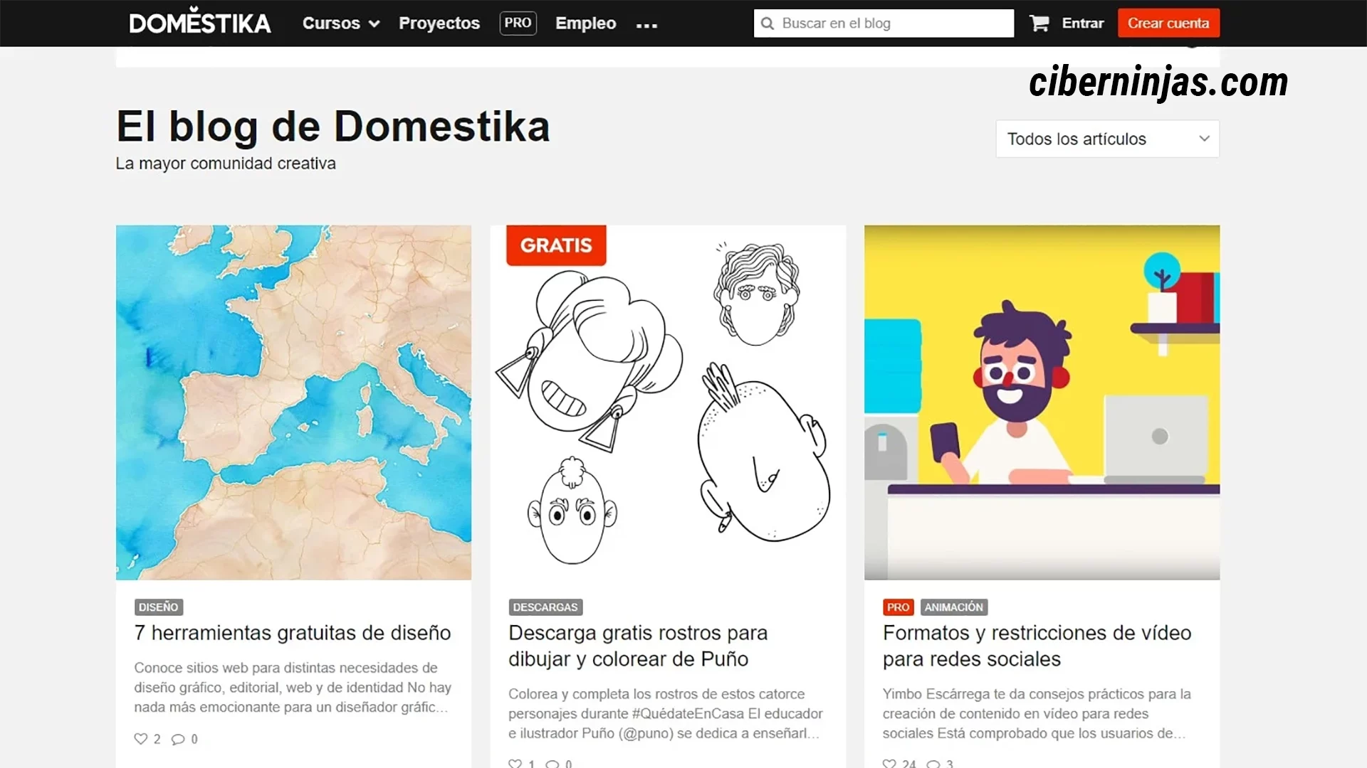 Domestika: Uno de los mejores blogs de diseño en español