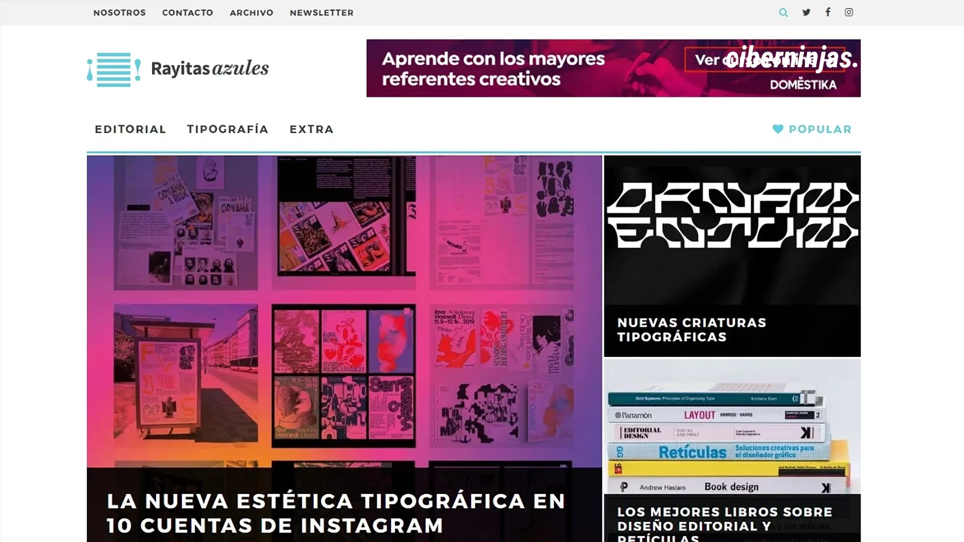 Rayitas Azules: Uno de los mejores blogs de diseño en español