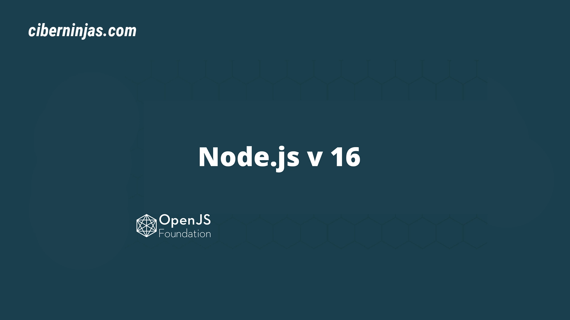 Lanzan una nueva versión de NodeJS: Node.js 16 disponible