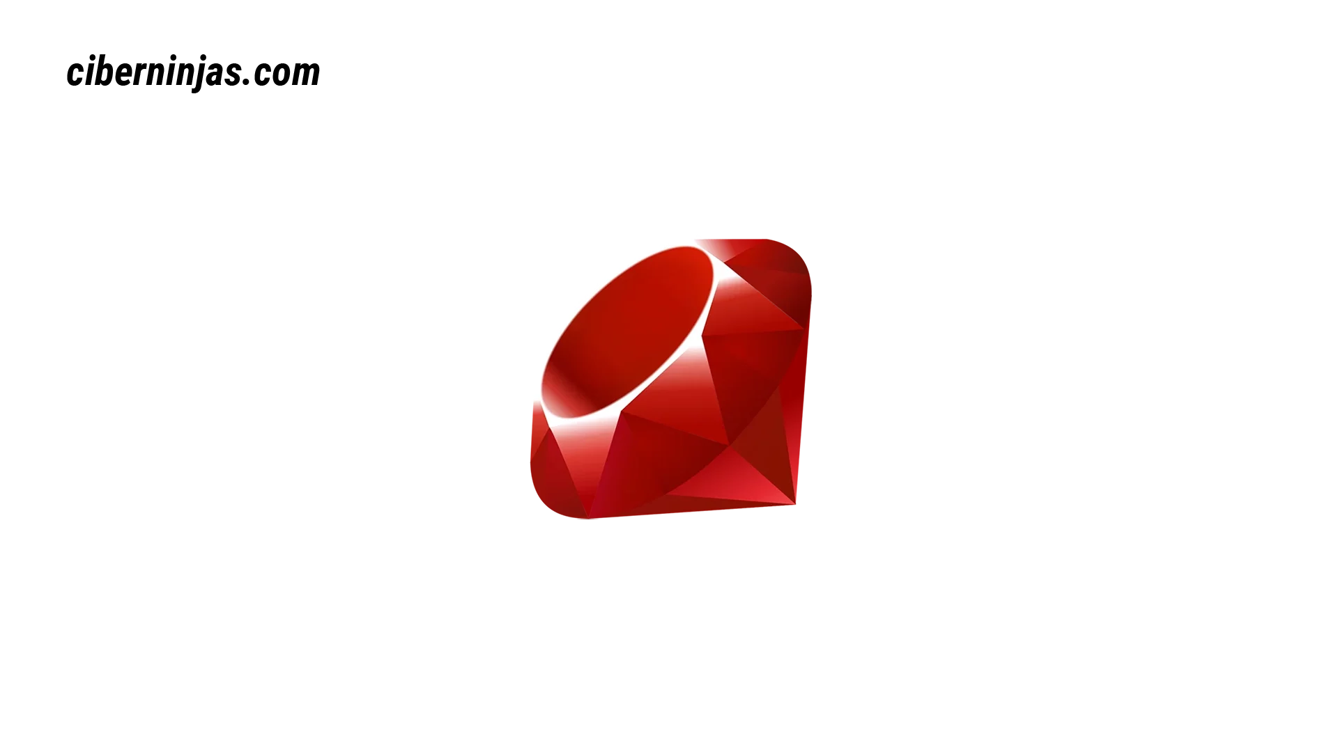 Ruby logotipo visto en Ciberninjas