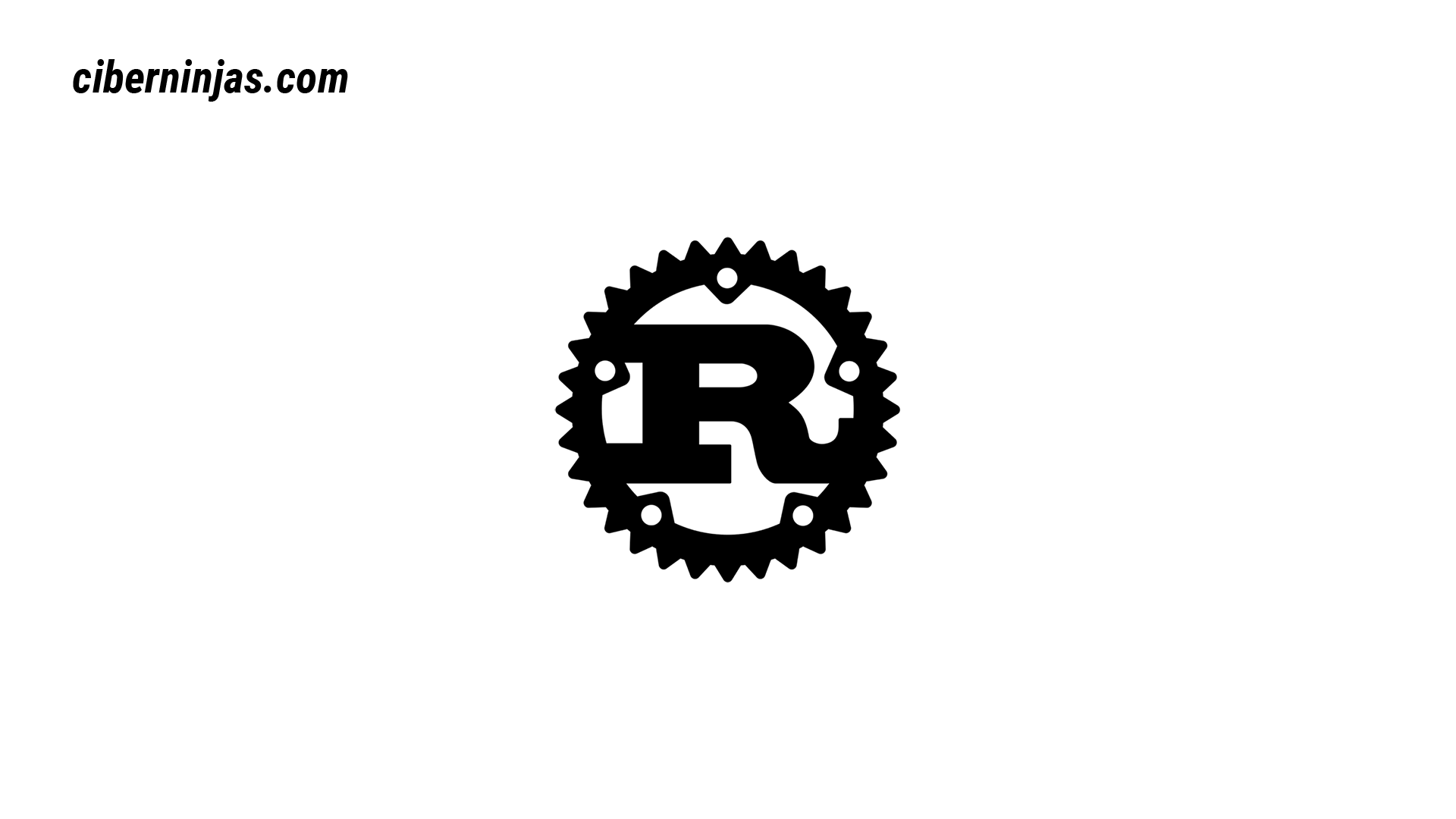 Rust logotipo visto en Ciberninjas