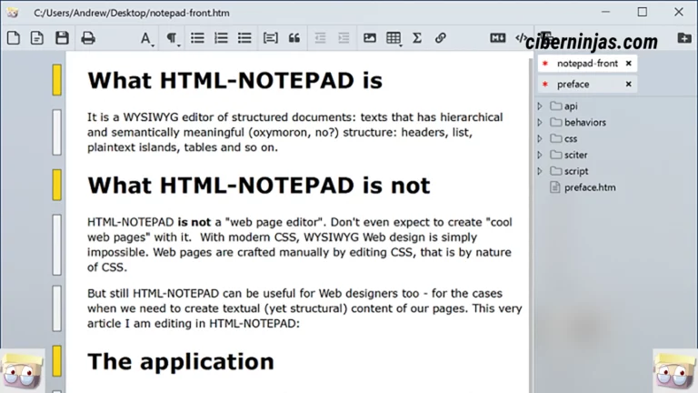 HTML-Notepad: Un Blog de Notas HTML