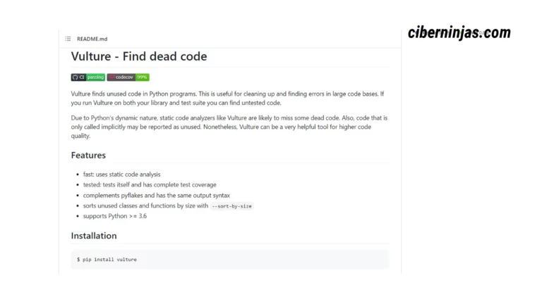 Vulture: Encuentra el código muerto en Python