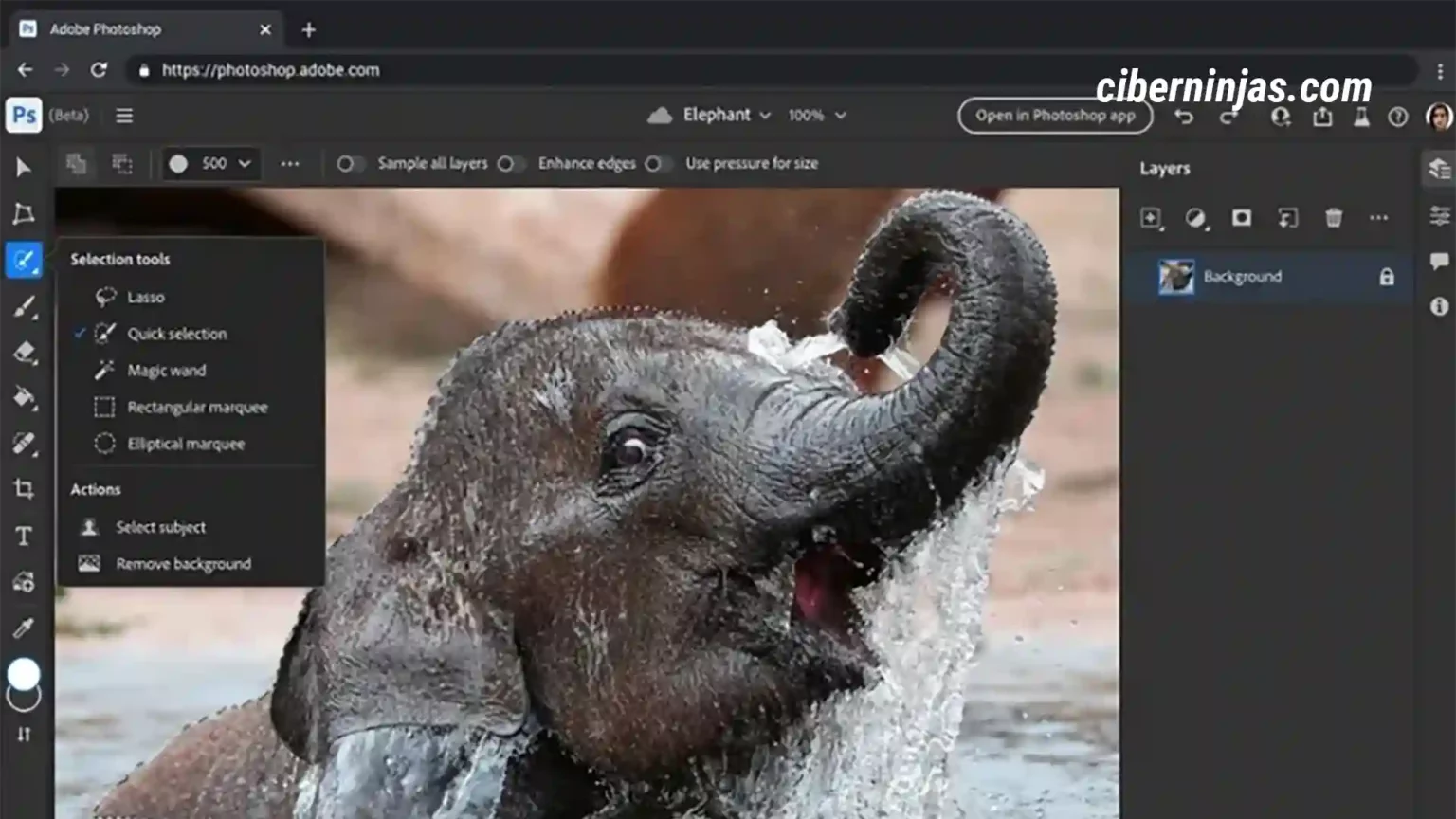 Adobe lanza una versión web gratuita de Photoshop
