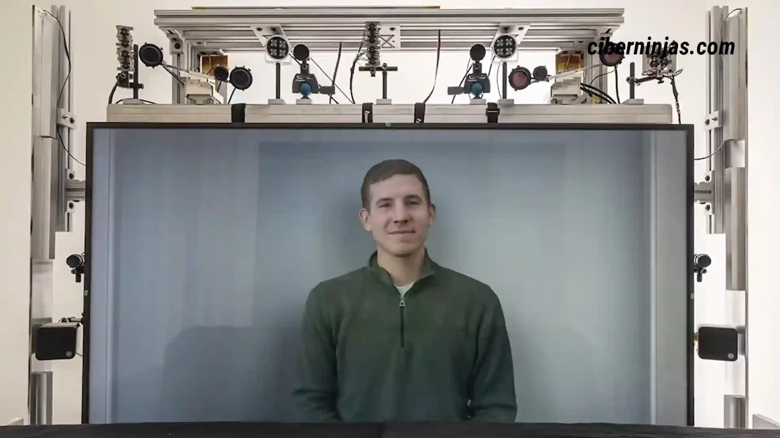 Google prueba una cabina de videoconferencia inmersiva