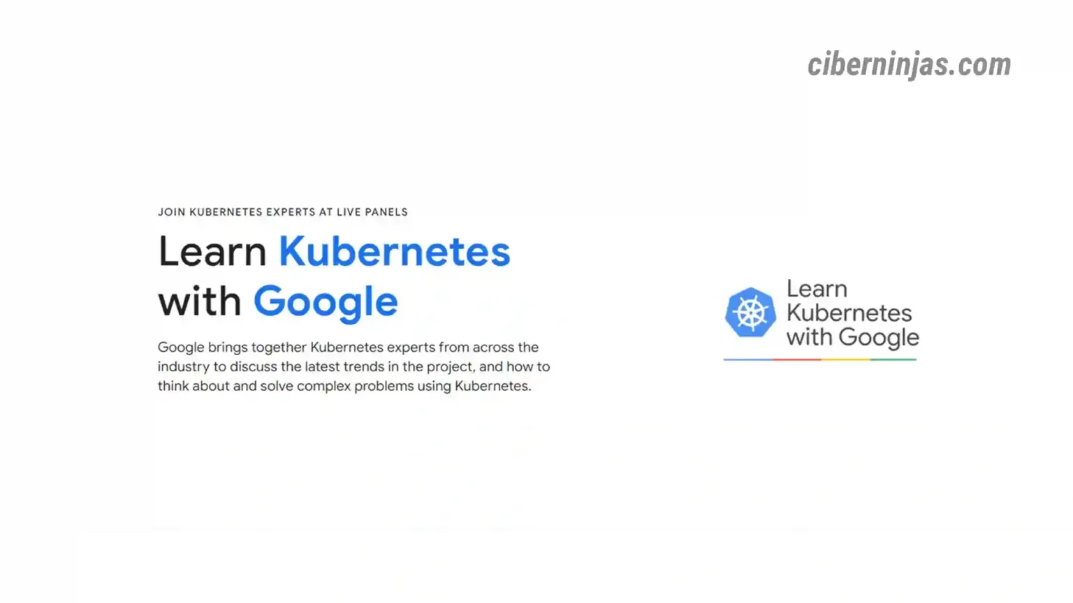Aprender Kubernetes con Google (+300 $ GRATIS de crédito para Google Cloud)