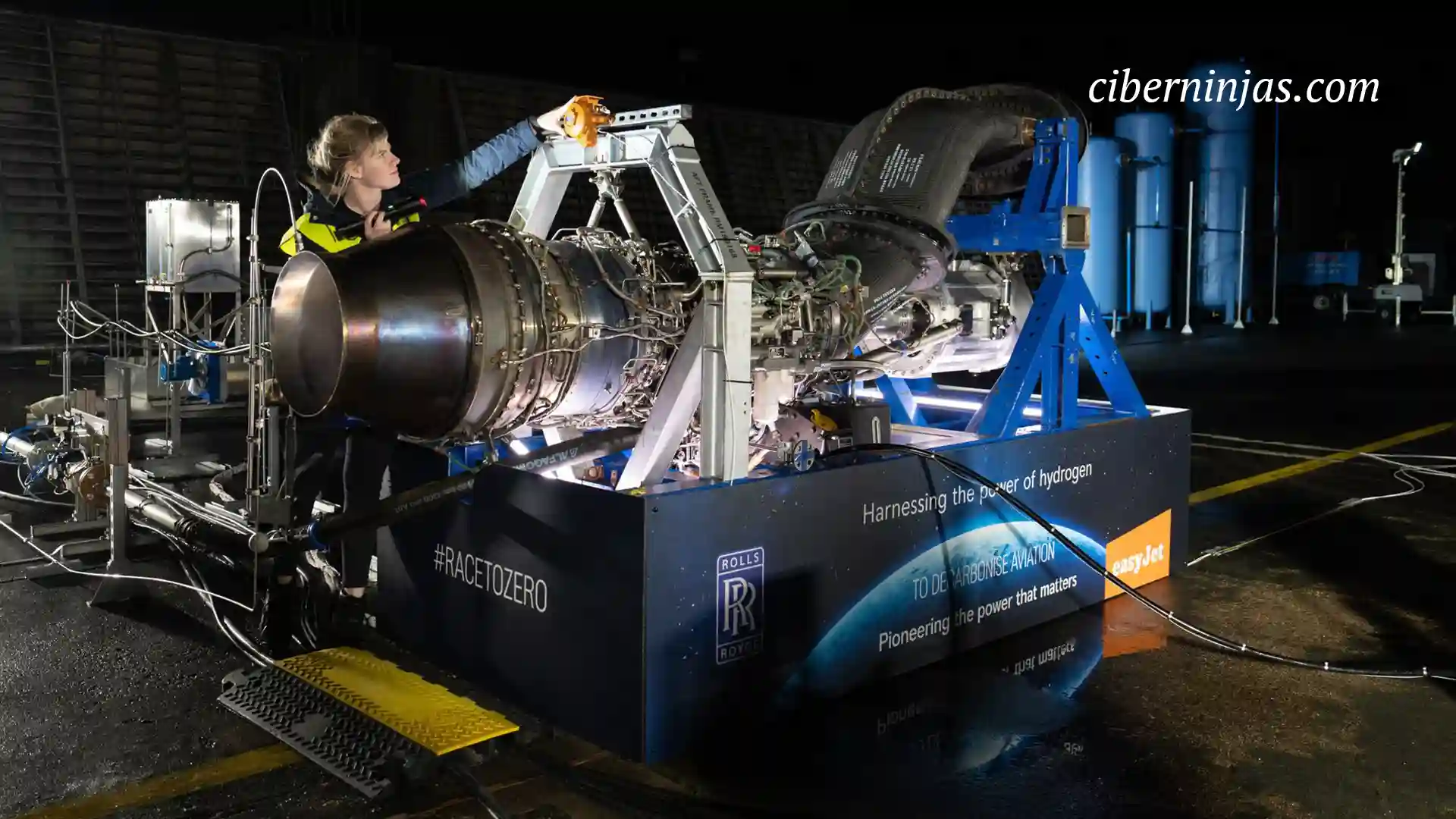 Rolls-Royce prueba por primera vez un moderno motor de avión propulsado por hidrógeno