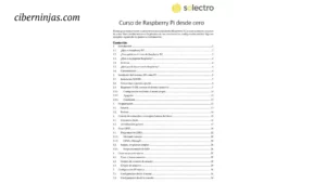 Libro Guía de Raspberry Pi GRATIS desde cero escrito por solectroshop.com