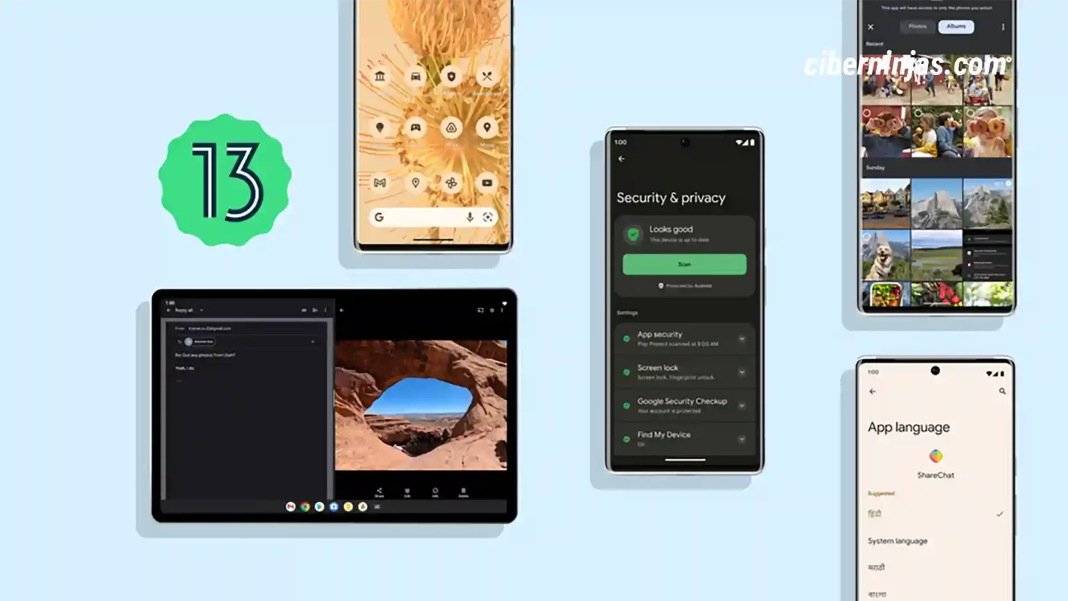 Google lanza nuevas novedades para Android 13