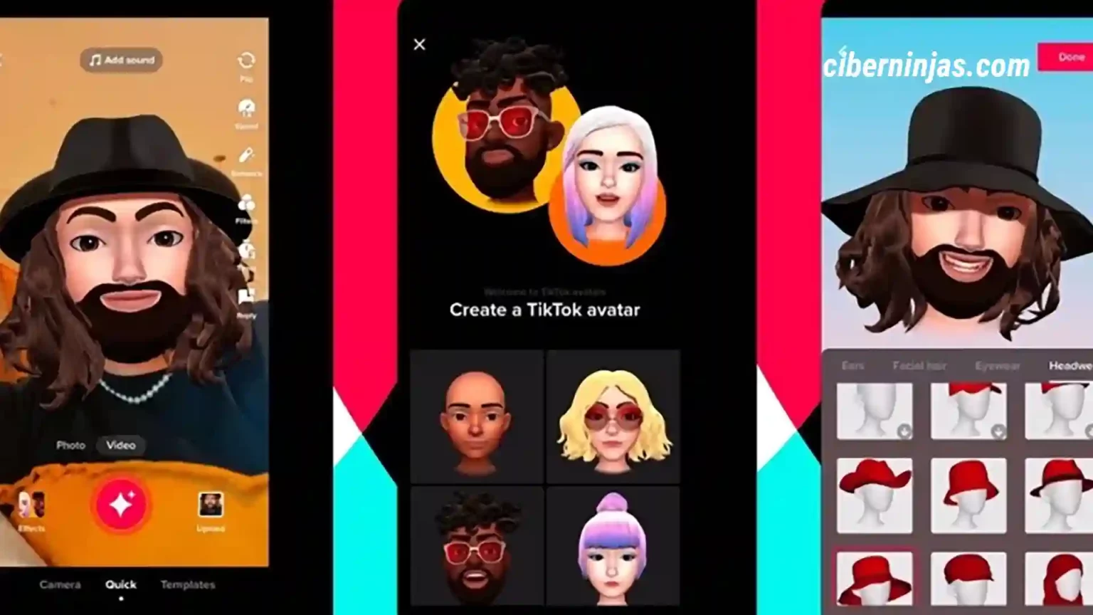 TikTok presenta avatares personalizados, similares a Bitmoji de Snapchat y Memoji de Apple
