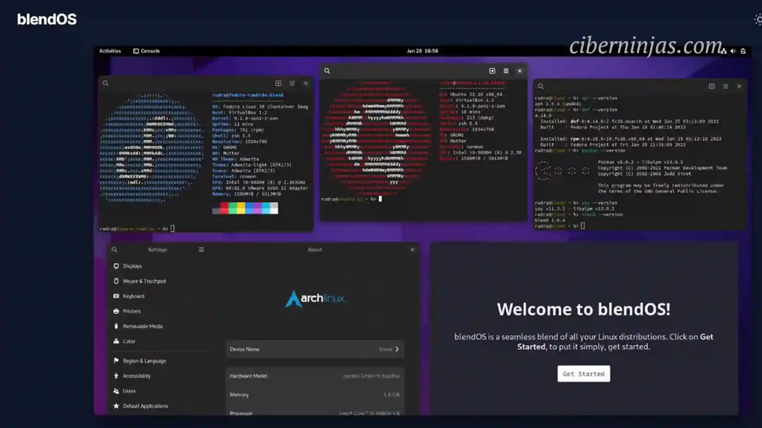 BlendOS: una combinación de Arch Linux, Fedora Linux y Ubuntu