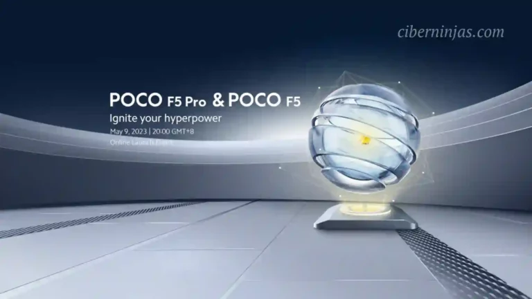 La línea de Smartphone POCO F5 se lanzará el 9 de Mayo