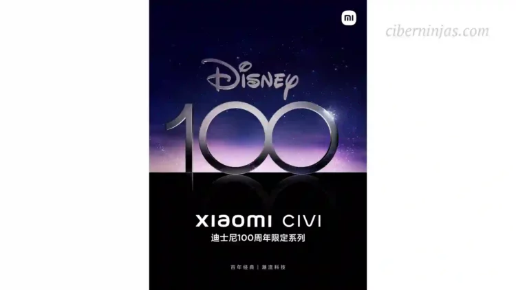 Xiaomi anuncia un Xiaomi CIVI 3 en colaboración con Disney