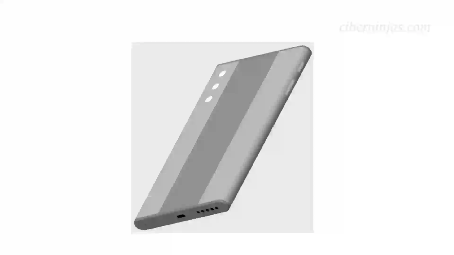 Imagen de diseño del Mix Alpha 2 extraida de la nueva patente de Xiaomi