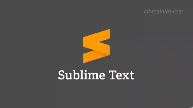 Editor Sublime Text