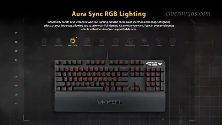 ASUS TUF Gaming K3 cae a su Precio Mínimo Histórico: El teclado mecánico para juegos que te dará ventaja