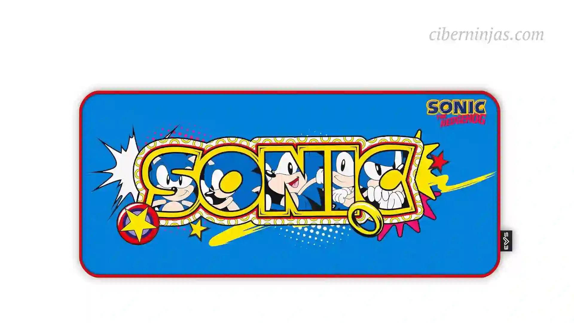 Black Friday: Alfombrilla (mousepad) de 90x40 Dibujo Sonic Rebajado 55% de su Precio Habitual, solo por 9,99 euros