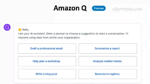 Amazon Q: El Nuevo Chatbot de IA Diseñado Exclusivamente para Empresas