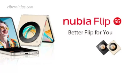 Nubia Flip 5G visto en el MWC 24: El primer smartphone plegable de ZTE